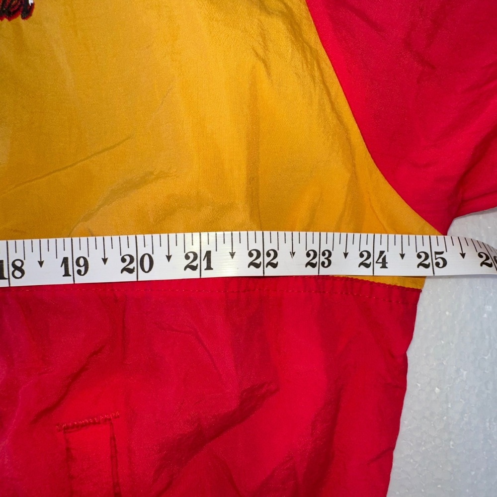 Vintage Jose Cuervo Games of Winter Windbreaker Jacket Mens Red Yellow Size XL - Picture 4 of 5